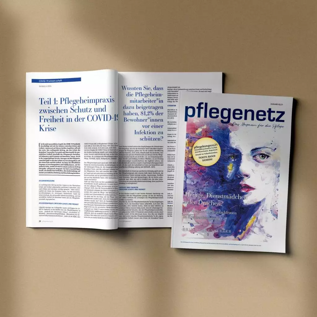 Pflegenetz Magazin Digitales Handwerk Portfolio