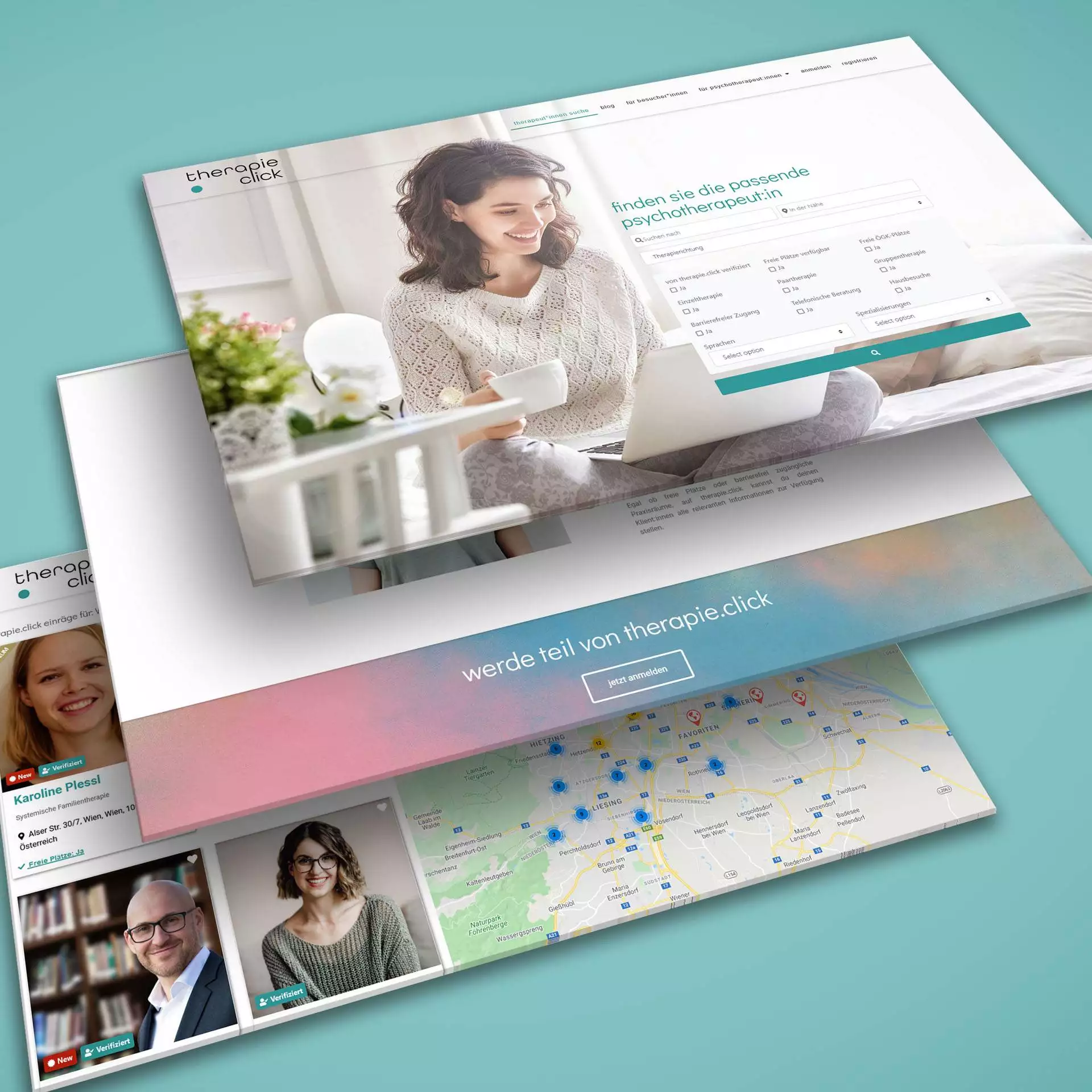 Digitales Handwerk Portfolio therapie.click
