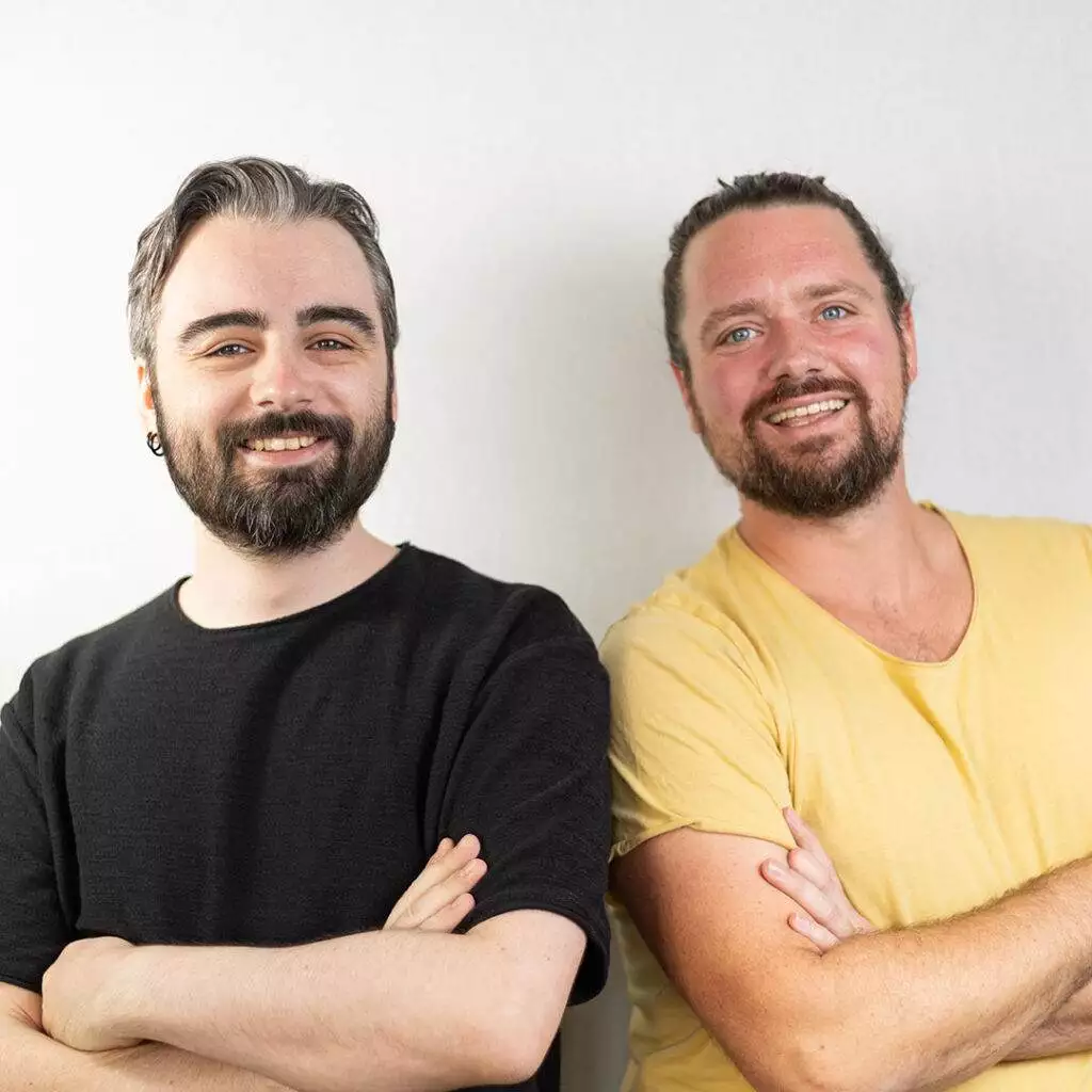 Martin und Noel Teamfoto