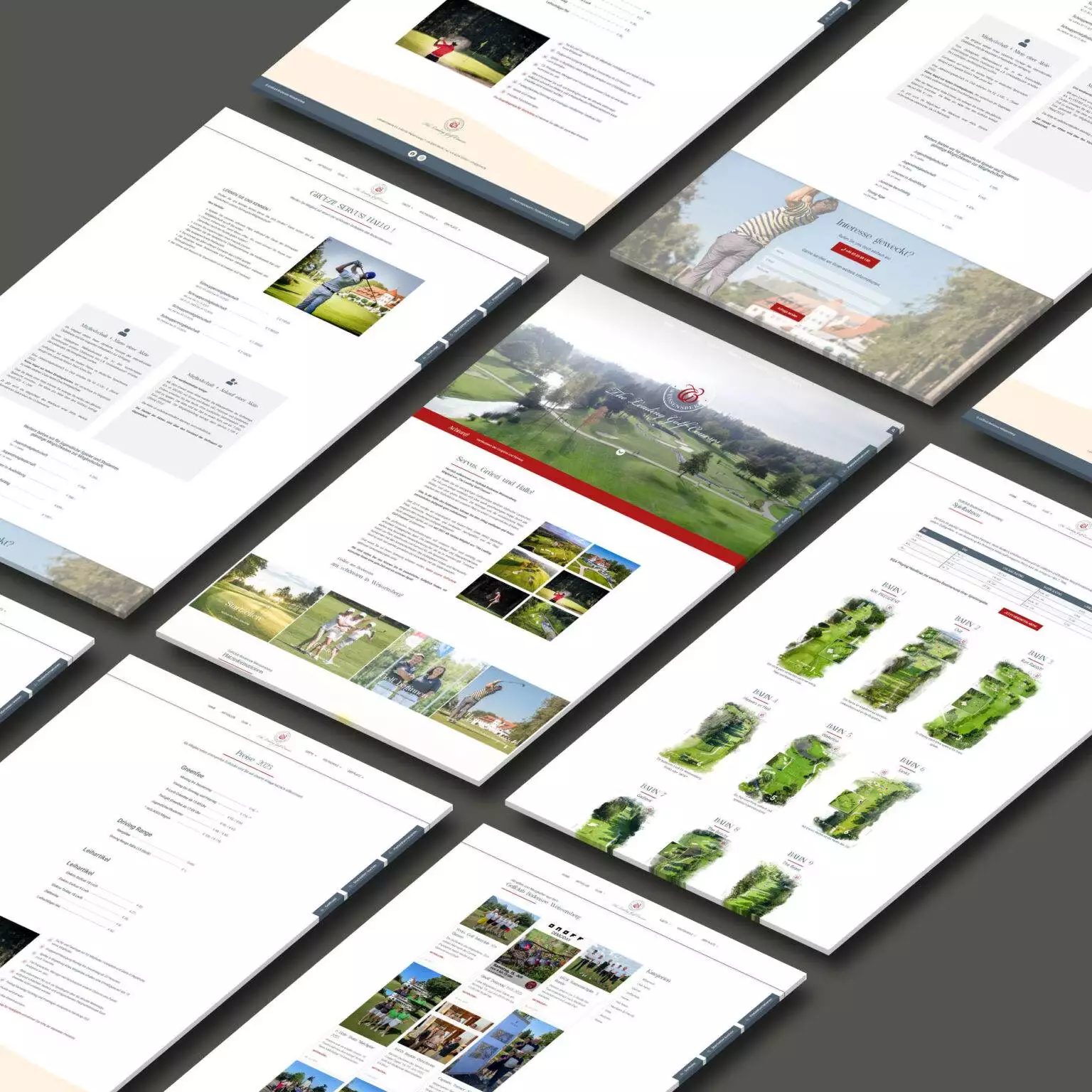Golfclub Bodensee Weissensberg Digitales Handwerk Portfolio